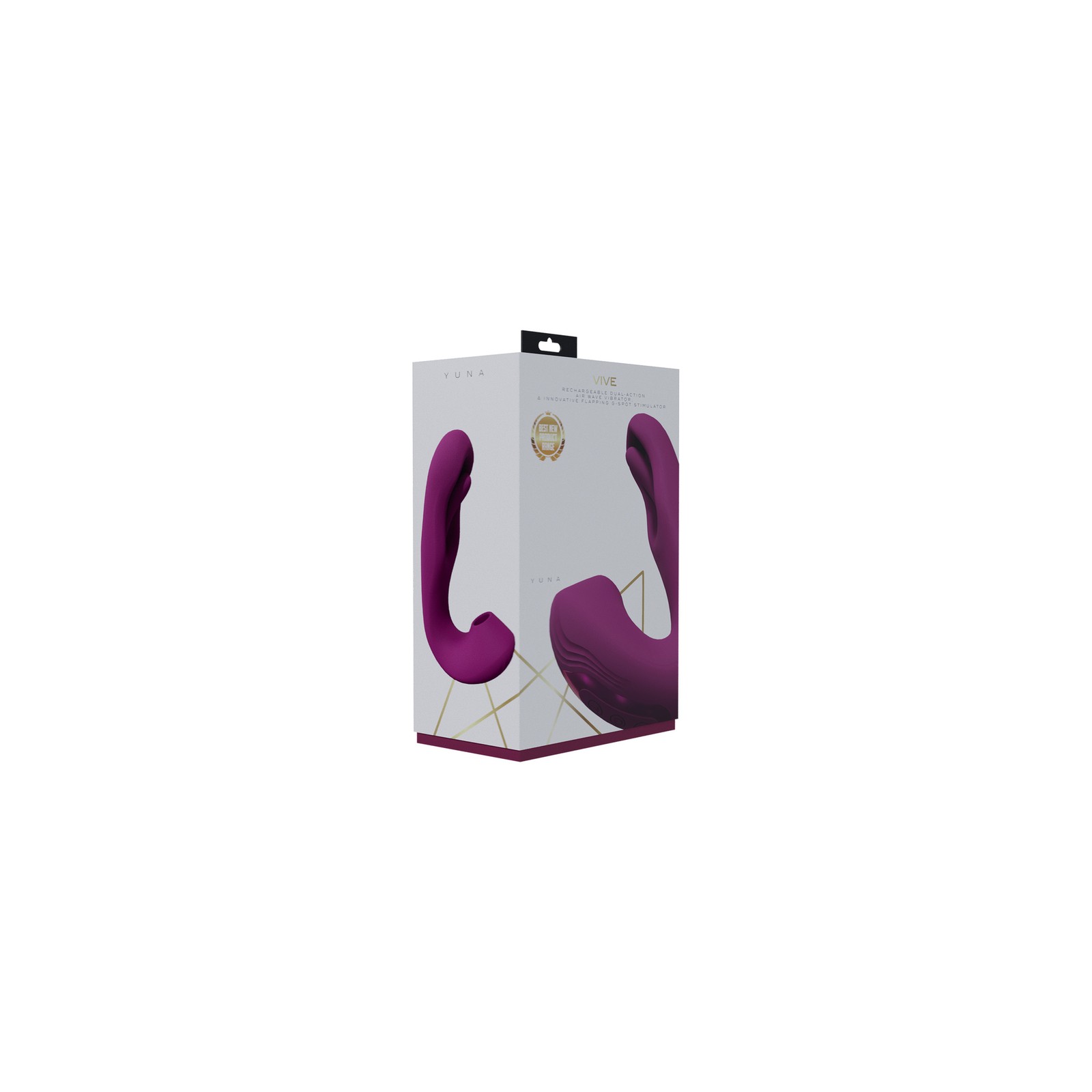 VIVE YUNA Vibrador de Aire con Doble Motor y Flapping para G-Spot