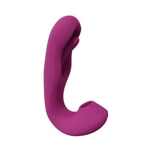 VIVE YUNA Vibrador de Aire con Doble Motor y Flapping para G-Spot