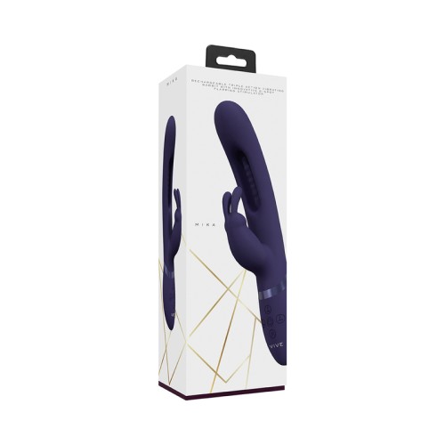 Conejito Vibrador Recargable de Triple Motor VIVE MIKA