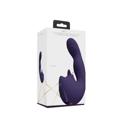 Vibrador Recargable de Movimiento de Dedo G-Spot VIVE YUMI