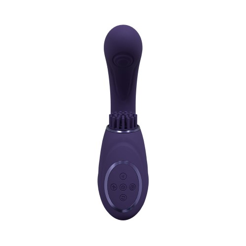 Vibrador G-Spot Triple Motor VIVE GEN Púrpura