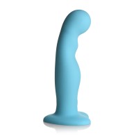 Dildo Silicona Grosor Vibrante Simply Sweet 21X Con Control Remoto Azul - Placer Intenso