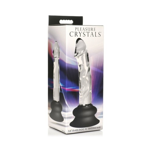 Dildo de Cristal de 5.6 Pulgadas Pleasure Crystals