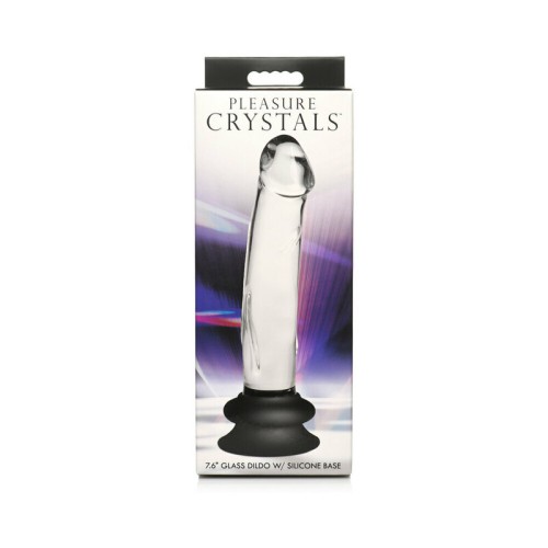 Pleasure Crystals 7.6-Inch Glass Dildo