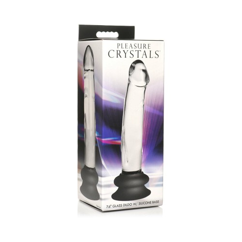 Pleasure Crystals 7.6-Inch Glass Dildo