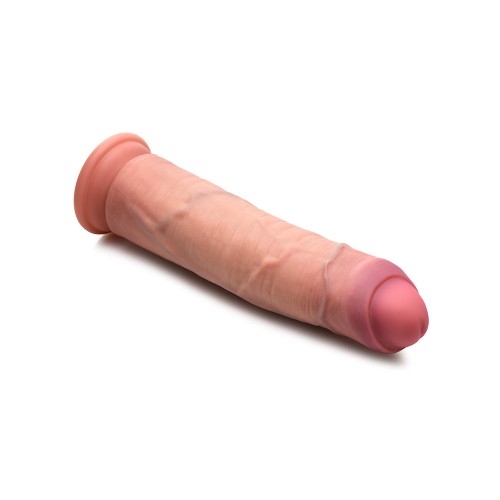 Jock Uncut Dual Density Silicone Dildo