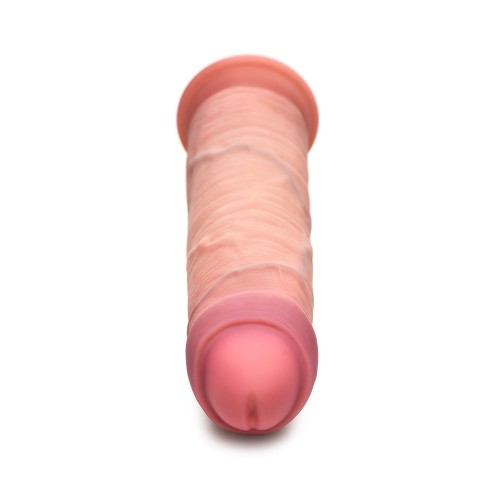 Jock Uncut Dual Density Silicone Dildo