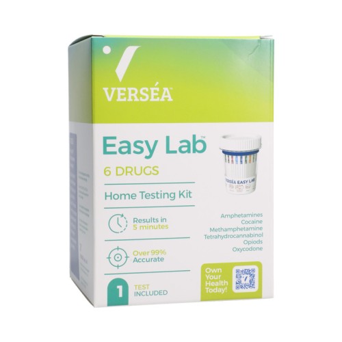 Prueba de Drogas de Abuso Versea Easy Lab 6 Paneles 1-Pack