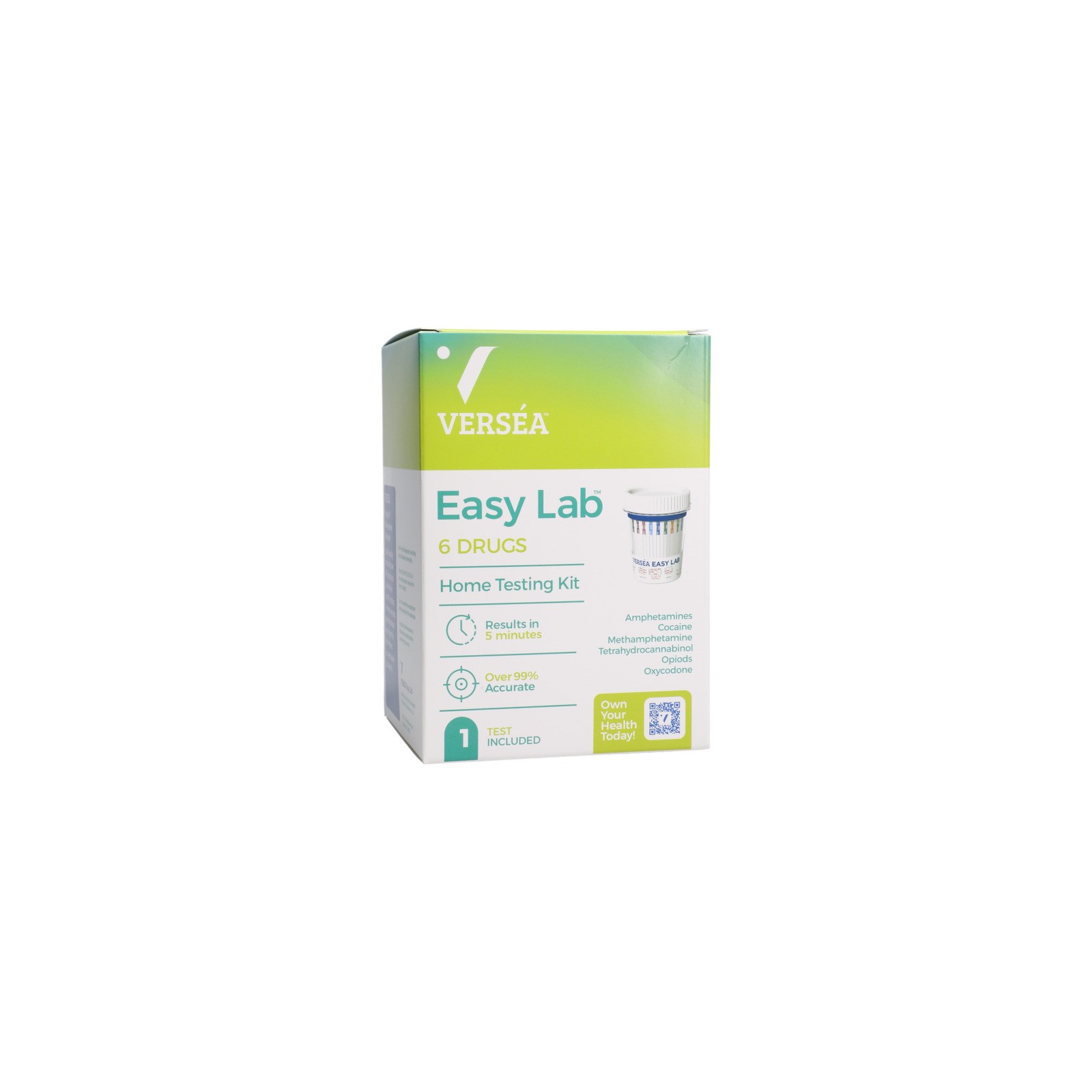 Prueba de Drogas de Abuso Versea Easy Lab 6 Paneles 1-Pack