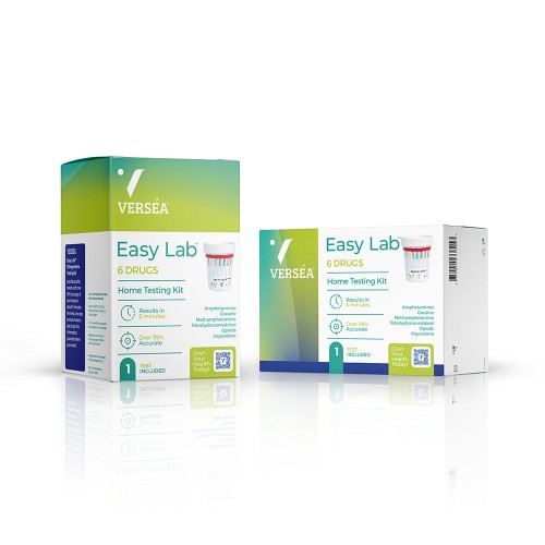 Prueba de Drogas de Abuso Versea Easy Lab 6 Paneles 1-Pack