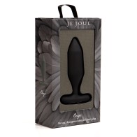 Je Joue Onyx Vibrating Butt Plug for Maximum Pleasure