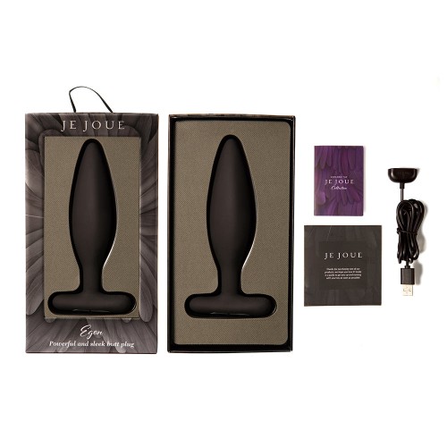 Je Joue Egon Vibrating Butt Plug Black