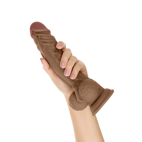 Dildo Realista de Densidad Dual Shaft Modelo A - 10.5 in