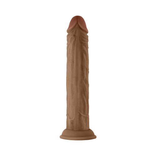 Dildo de Silicona de Doble Densidad Shaft Modelo J - 9.5 in.