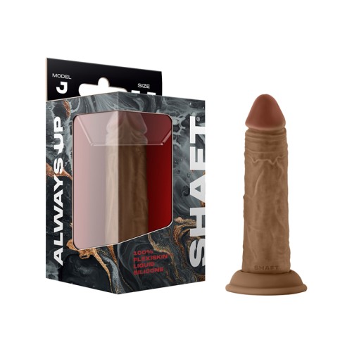 Shaft Model J Dual Density Silicone Dildo Oak 5.5 in