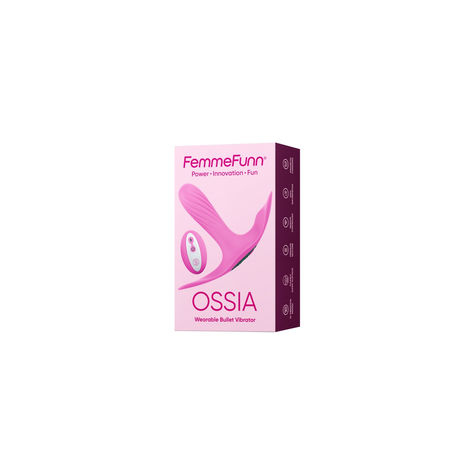 FemmeFunn Ossia Vibrador Bullet Control Remoto Rosa