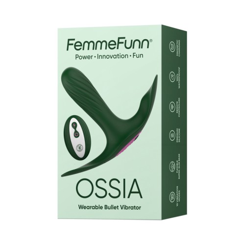 FemmeFunn Ossia Verde Oscuro Vibrador Bullet Portátil