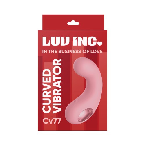 Vibrador Curvado Luv Inc Cv77 para Placer Enfocado