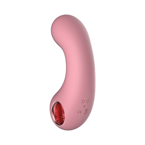 Vibrador Curvado Luv Inc Cv77 para Placer Enfocado