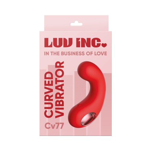 Vibrador Curvado Luv Inc Cv77 Rojo