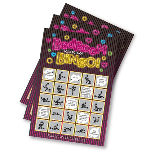 Bingo de la Habitación - Juego para Parejas de Juegos Previos y Sexo