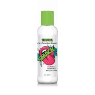 Smack Warming Massage Oil Tropical Flavor 2 oz.