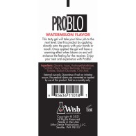 Pro Blo Gel Oral de Placer Sandía - 10 ml Paquete de 65