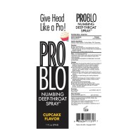 Pro Blo Numbing Spray Cupcake Flavor