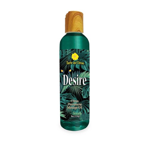 Desire Pheromone Massage Oil - Citrus 4 oz