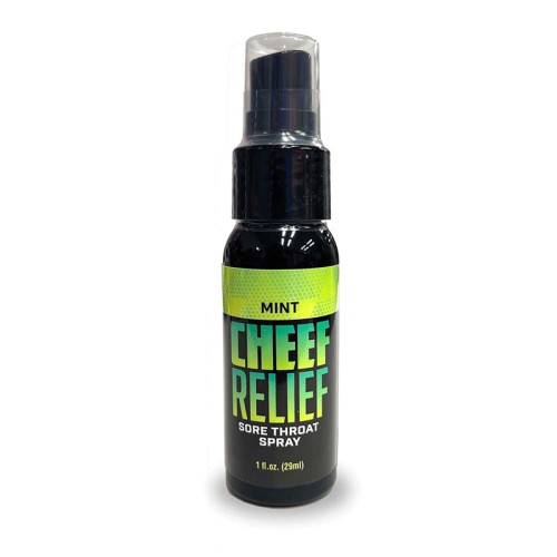 Spray de Menta Cheef Relief para Calmar la Garganta