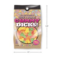 Gummy Dicks Bag Fun Dessert Treat