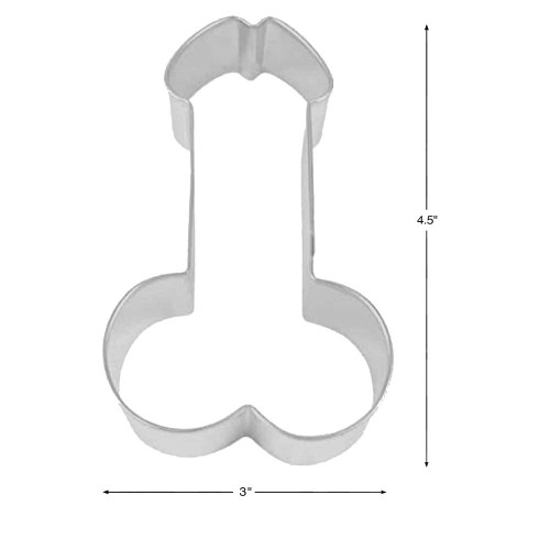 Glitterati Penis Cookie Cutter for Fun Baking