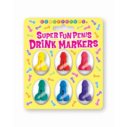 Super Fun Penis Drink Markers - Party Fun