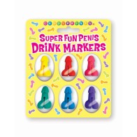 Super Fun Penis Drink Markers - Party Fun