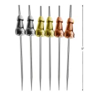 Glitterati 6-Piece Hor D'oeuvre's Picks Set