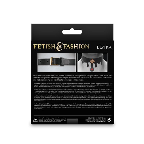 Fetish & Fashion Elvira Collar for Stylish Bondage