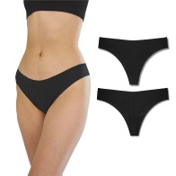 Bonks Black Magic Seamless Thong - Comfort and Style