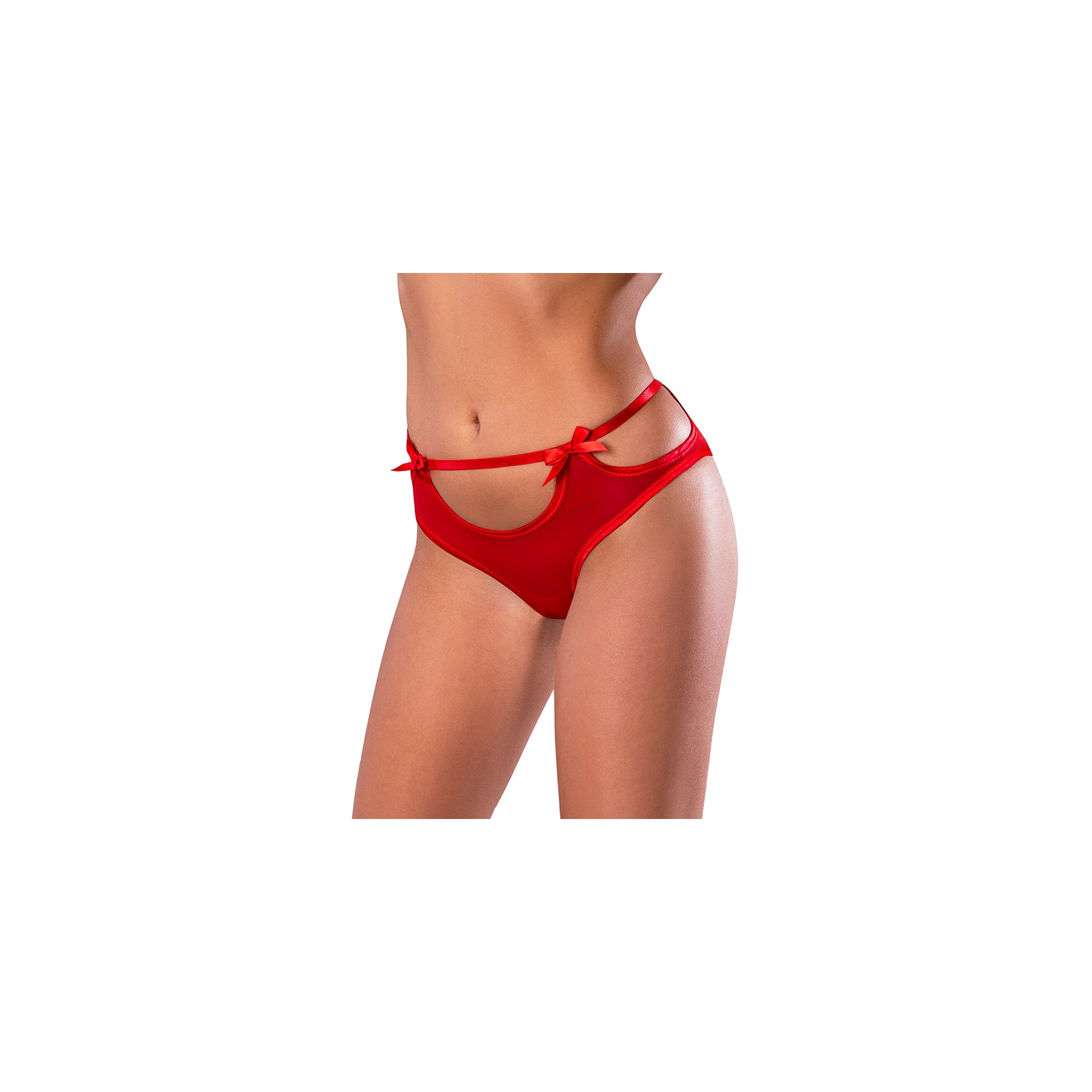 Shorts Cheeky de Encaje Magic Silk Holidaze Rojo S/M