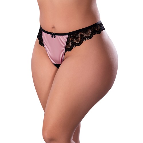 Magic Silk Sensual Desires Crotchless Thong