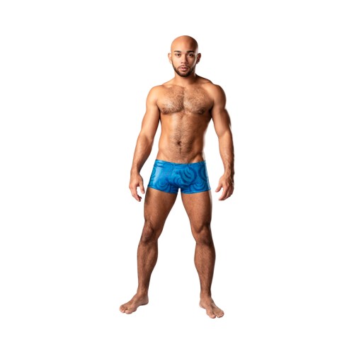 Male Power KaleiDickscope Mini Short - Sky Blue