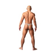 Male Power Labyrinth Bong Thong Tejido Gris S/M