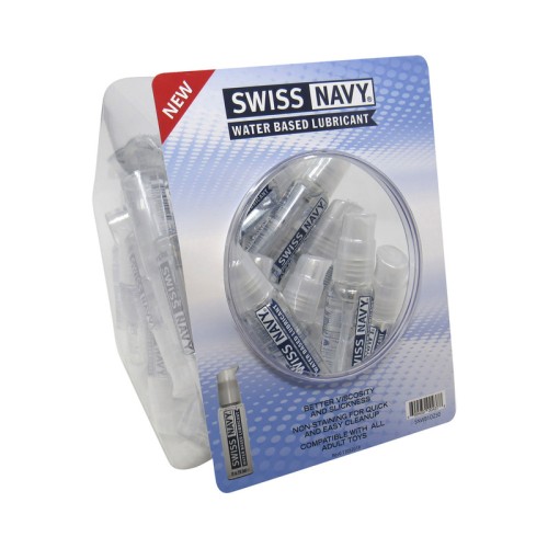 Lubricante a Base de Agua Swiss Navy 1 oz. - Fórmula Premium