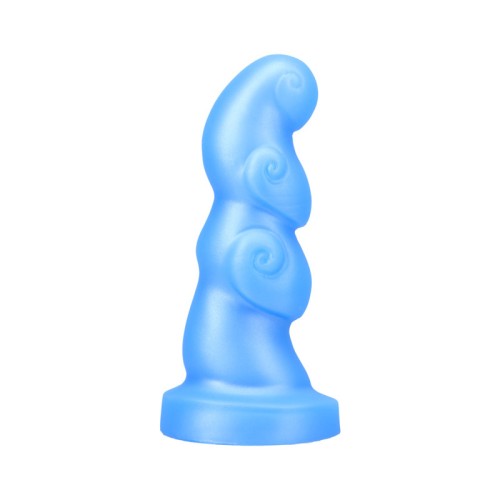 Dildo Suave Tantus Hookah de 5.75 in. Azul