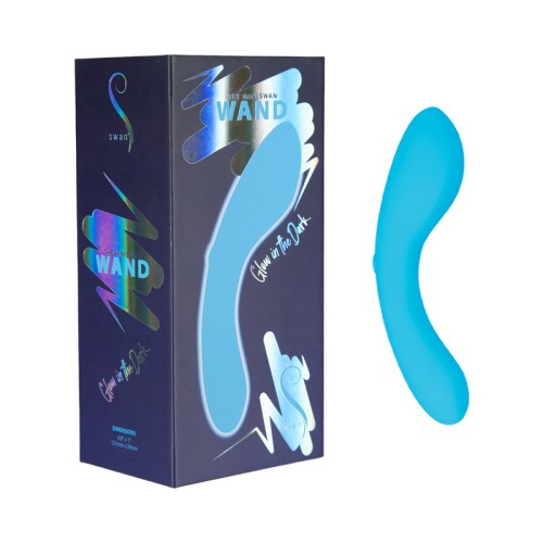 Mini Swan Glow Wand Blue Rechargeable