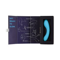 Mini Swan Glow Wand Blue Rechargeable