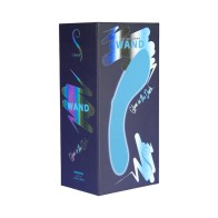 Mini Swan Glow Wand Blue Rechargeable