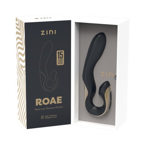 Vibrador Recargable Zini Roae SE de 3 Vías