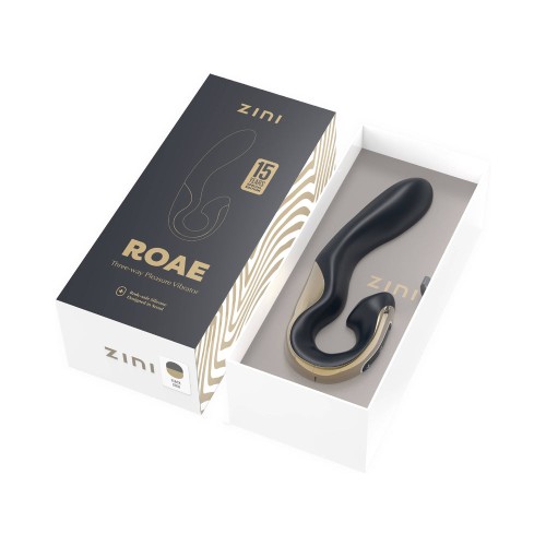 Vibrador Recargable Zini Roae SE de 3 Vías