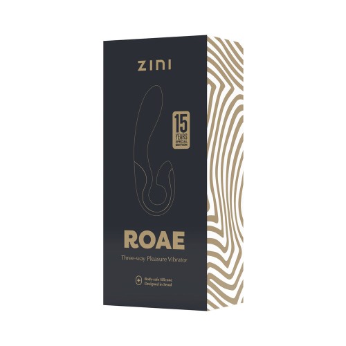 Vibrador Recargable Zini Roae SE de 3 Vías