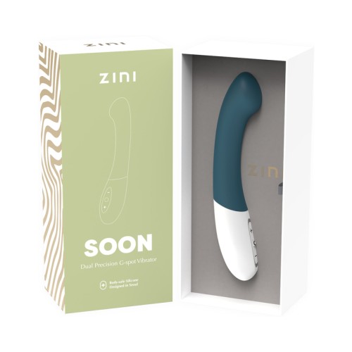 Zini Soon Vibrador Dual de Precisión para Punto G Azul